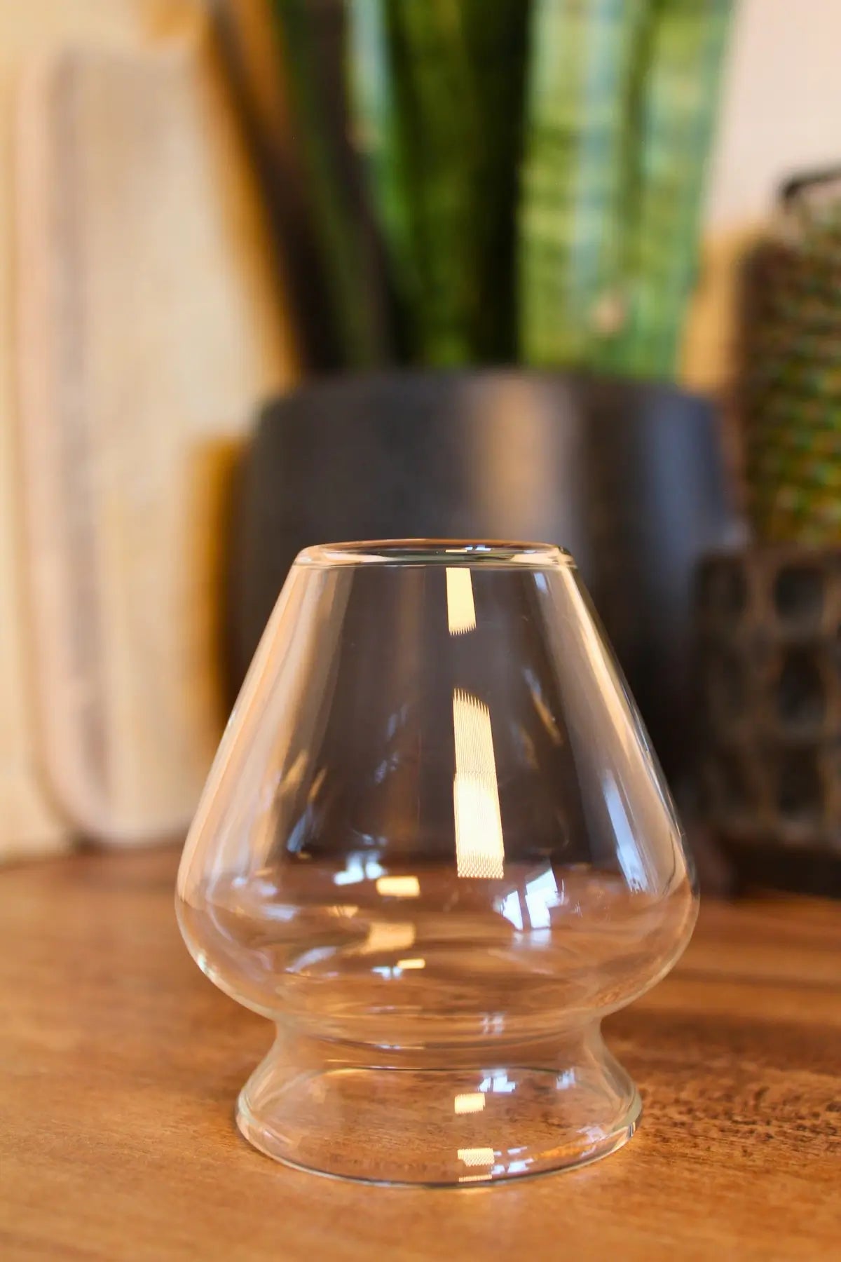 Matcha Besenhalter Glas